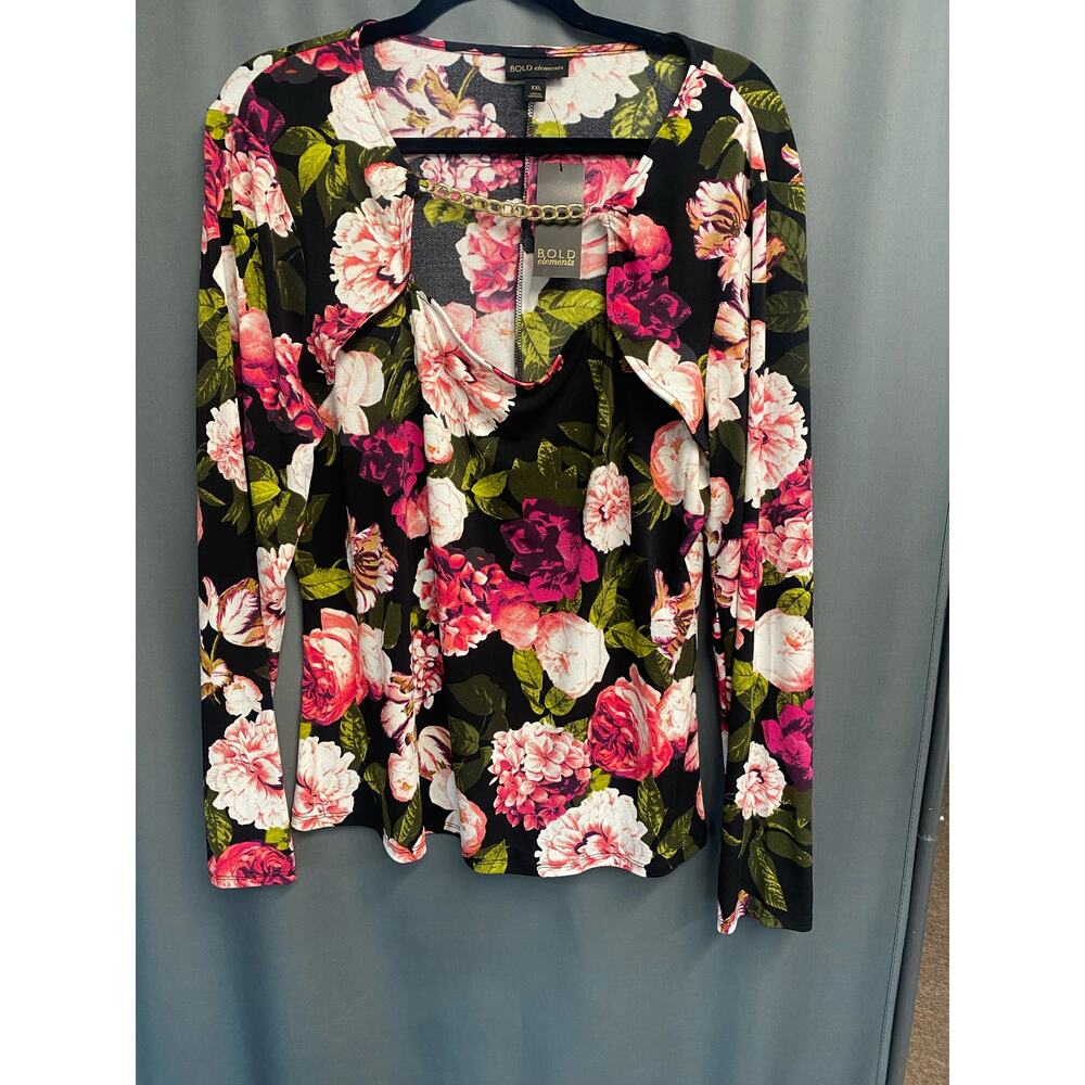 Bold Elements Plus Womens Square Neck Long Sleeve… - image 4